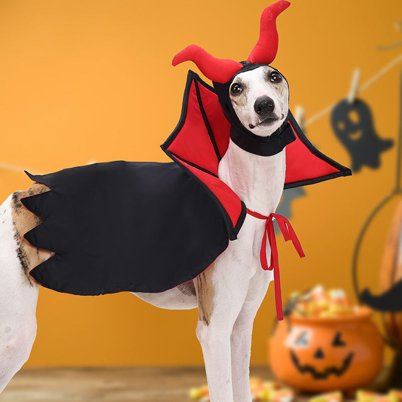 Abito da festa da vampiro per animali domestici di Halloween