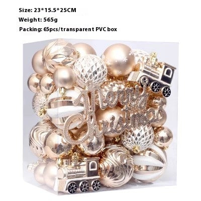 Decorazioni Natalizie PET verniciato 6CM