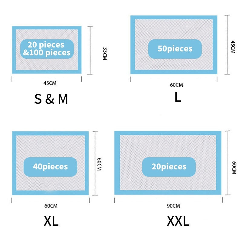 Tampone assorbente per cani per l'igiene degli animali domestici