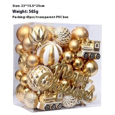 Decorazioni Natalizie PET verniciato 6CM