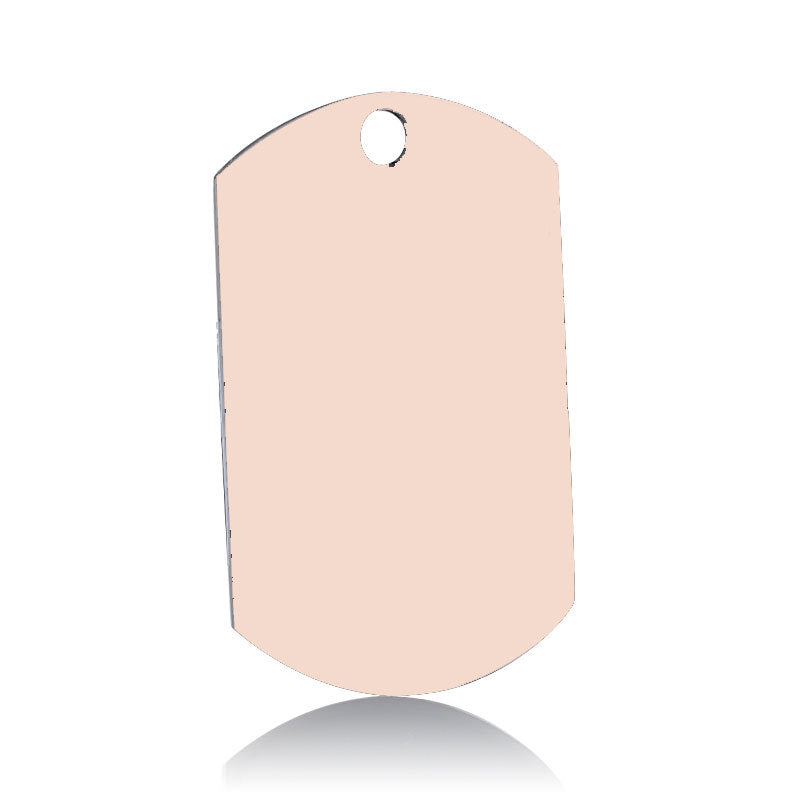 Ciondolo identificativo in acciaio inossidabile