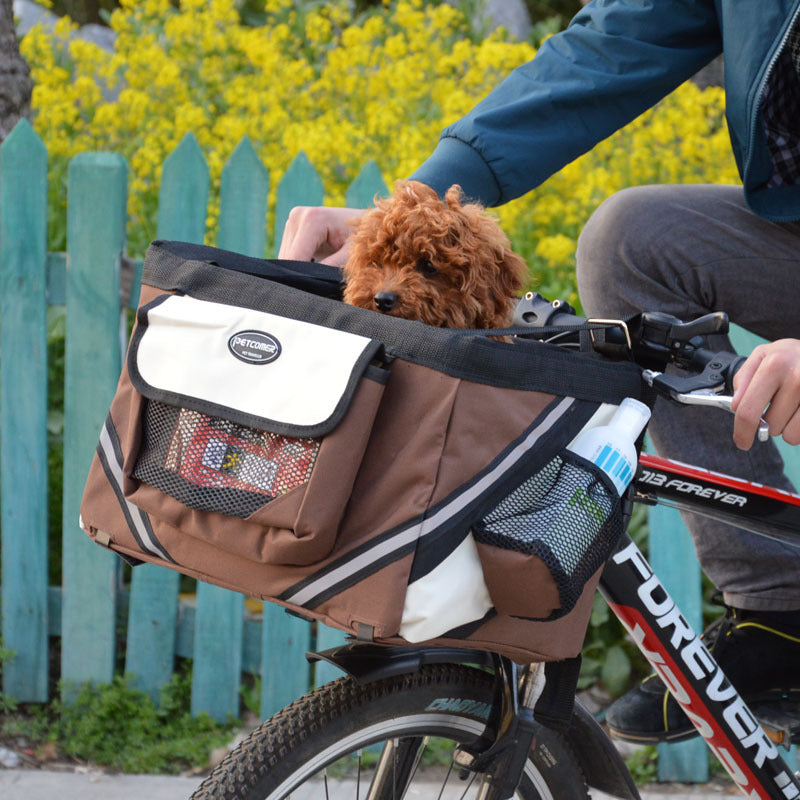 Borsa da bicicletta per cani e gatti