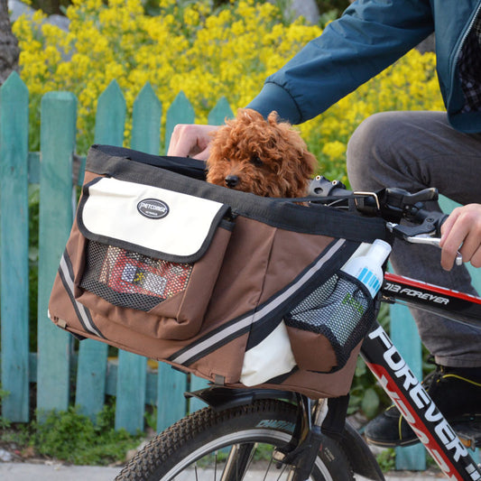 Borsa da bicicletta per cani e gatti