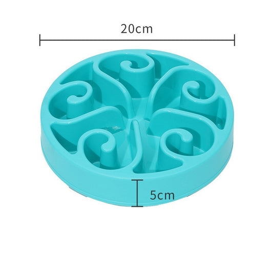 Ciotola per cibo per cani per la prevenzione del soffocamento degli animali domestici