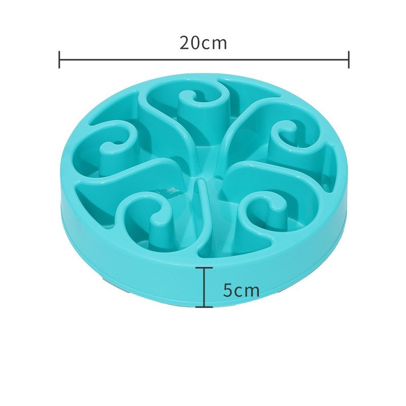 Ciotola per cibo per cani per la prevenzione del soffocamento degli animali domestici