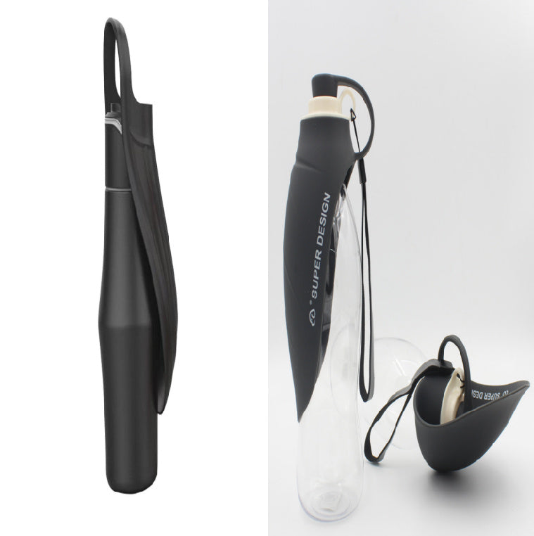 Nuova bottiglia d'acqua portatile per cani da compagnia