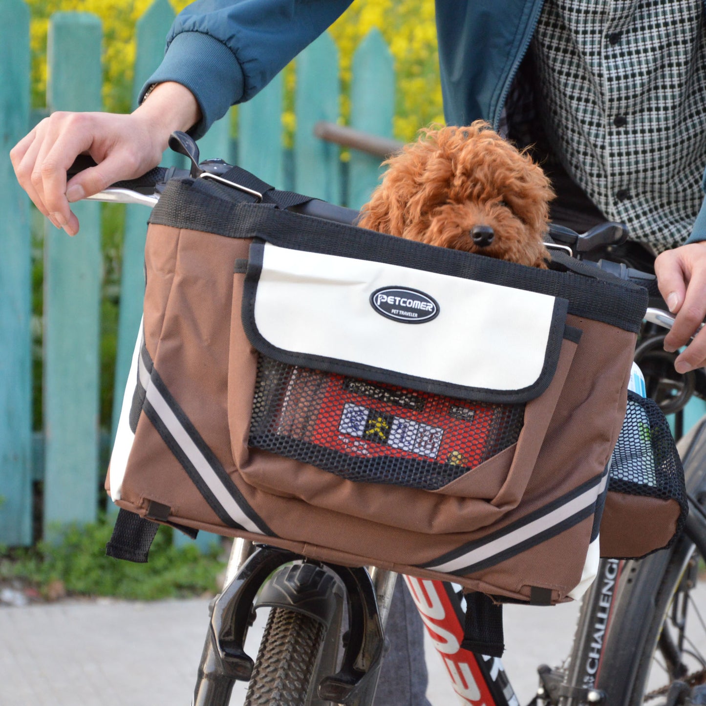 Borsa da bicicletta per cani e gatti
