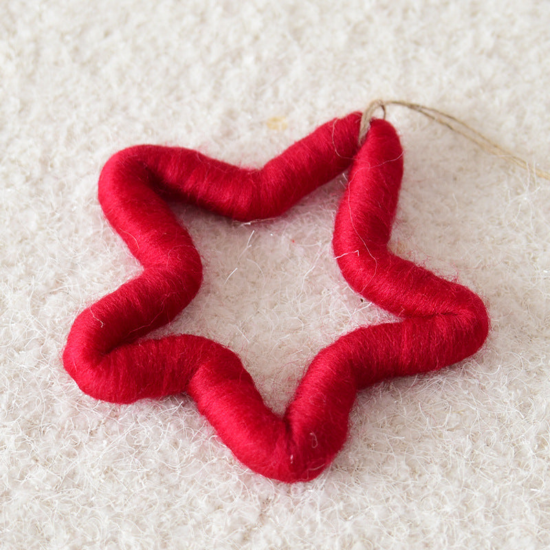 Fiocchi di neve di Natale stelle decorazione dell'albero di Natale
