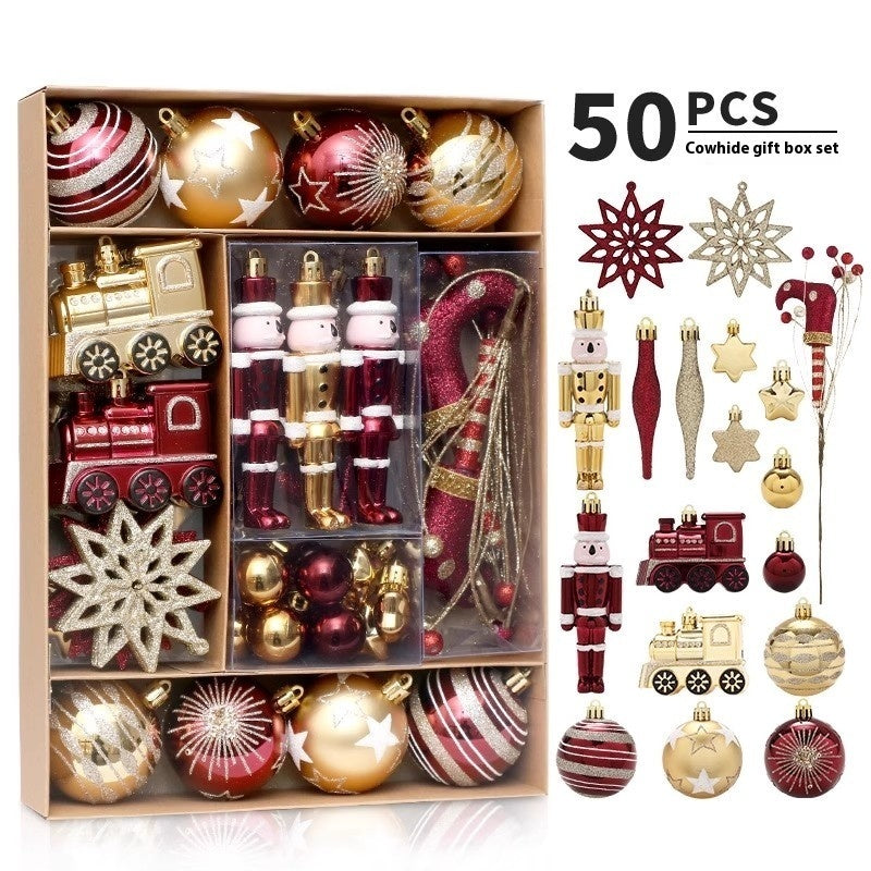 Decorazioni Natalizie PET verniciato 6CM