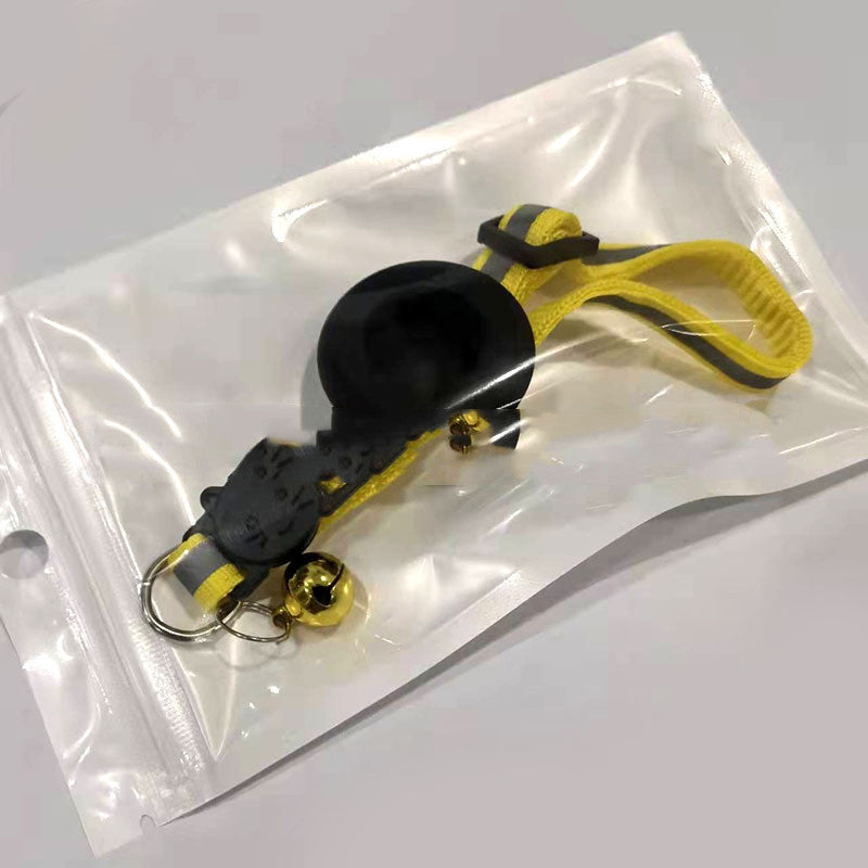 Collare per animali domestici Airtag con collare per cani gatto riflettente regolabile anti-smarrimento