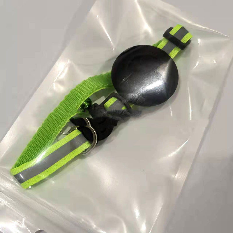 Collare per animali domestici Airtag con collare per cani gatto riflettente regolabile anti-smarrimento