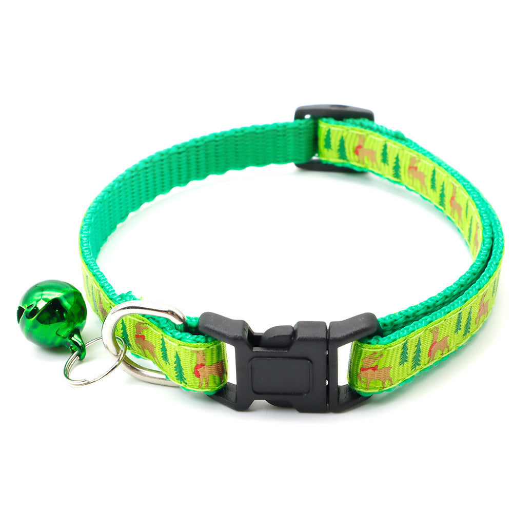 Collare di Natale con decorazione collare per animali domestici