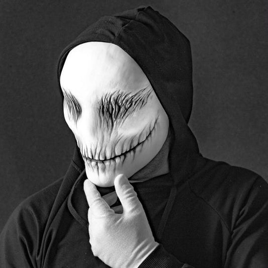 Copricapo horror per feste in maschera di Halloween Ghost Latex Mask