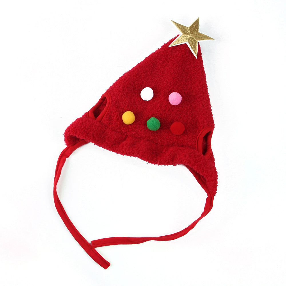Cappello a forma di albero di natale per animali domestici