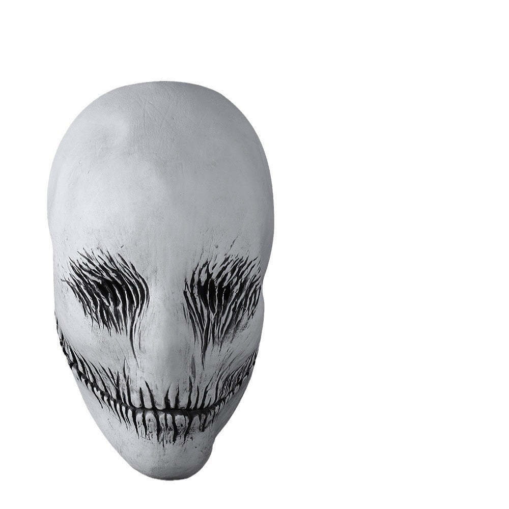Copricapo horror per feste in maschera di Halloween Ghost Latex Mask