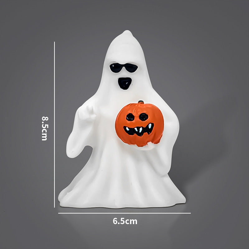 Halloween Middle Finger Love Ghost Ornaments