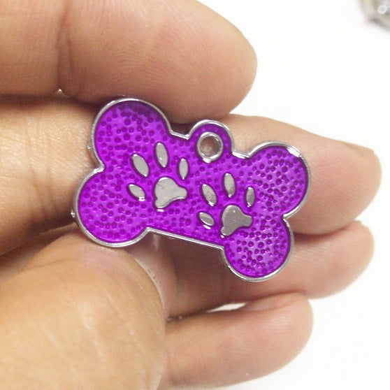 Etichetta identificativa in lega di zinco per animali domestici