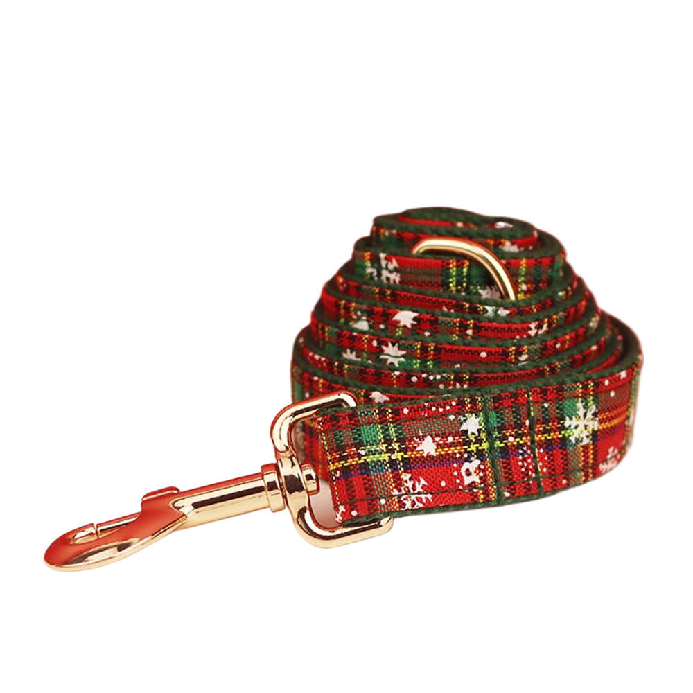 Collare per animali domestici di Natale con fiocco