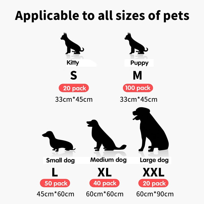 Tampone assorbente per cani per l'igiene degli animali domestici