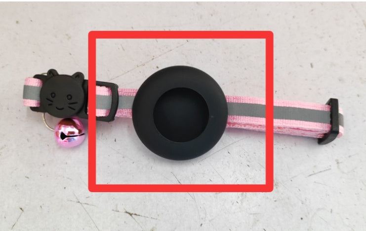 Collare per animali domestici Airtag con collare per cani gatto riflettente regolabile anti-smarrimento